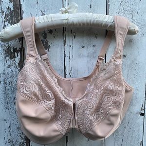 Glamorise 40G Nude Front Closure Bra